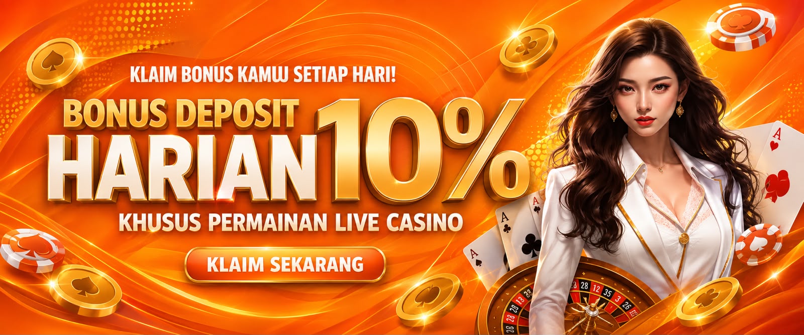 BONUS NEXT DEPOSIT 10% (CASINO)